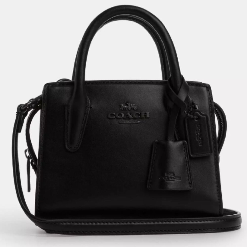 Coach Black Leather Clutch
